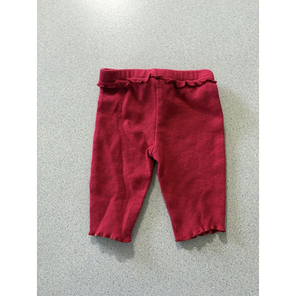 Carter's Christmas Outfit with Red Waffle Leggings Size: 3 Months - Picture 7 of 7